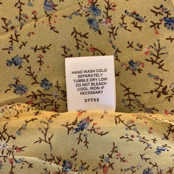 NWOT Midi Yellow Tiered Shop the Mint Dress - Picture 9 of 9